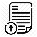 Upload Up Arrow Document Icon