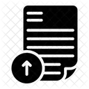 Upload Up Arrow Document Icon