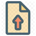 Upload File Document Icon