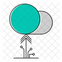 Upload Cloud Data Icon