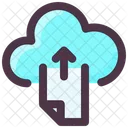 Internet Technology Upload File To Cloud Upload To Cloud Icon