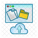 Upload Digital Technology Icon