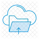 Upload files to cloud  Icon