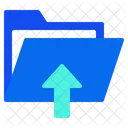Folder Upload File Icon