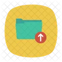 Upload Folder Sign Icon
