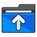 Upload Folder Collection Icon