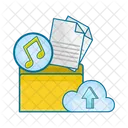 Upload Digital Technology Icon
