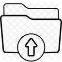 Upload Folder Archive File Icon