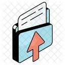 Upload Folder Upload File Upload Binder Icon