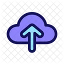Upload Server Cloud Icon