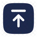 Upload Square Arrow Ui Icon