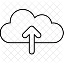 Arrow Up Cloud Icon