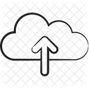 Arrow Up Cloud Icon