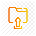Upload Data Storage File Icon