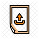 Upload Paper Document Icon