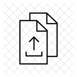 Upload in document  Icon
