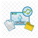 Upload Digital Technology Icon
