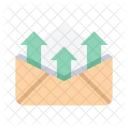 Upload Letter  Icon