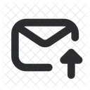 Upload mail or messege  Icon