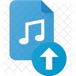 Upload music file  Icon