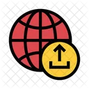 Upload Global Globe Icon
