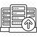 Upload On Server Data Send Icon