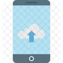 Upload Movel Upload Smartphone Ícone