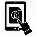 Upload Movel Upload De Dados Dados On Line Icon