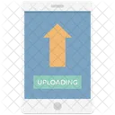 Upload De Dados Seta De Upload Smartphone Icon