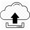 Computacao Em Nuvem Armazenamento Em Nuvem Upload Em Nuvem Ícone