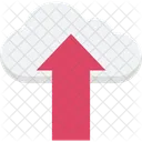 Upload Na Nuvem Upload Na Nuvem Transmissao De Dados Na Nuvem Ícone