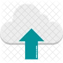 Upload Em Nuvem Upload Transmissao De Dados Ícone