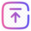 Upload-Quadrat  Symbol