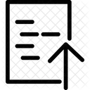 Uploading Sheet Interface Upload Icon