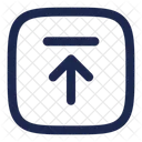 Upload Square Arrow Ui Icon