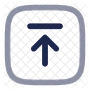 Upload Square Arrow Ui Icon