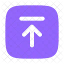 Upload Square Arrow Ui Icon