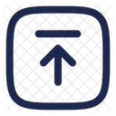 Upload Square Arrow Ui Icon