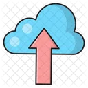 Upload Database Cloud Icon