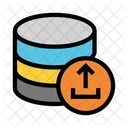 업로드 데이터베이스 데이터센터 아이콘