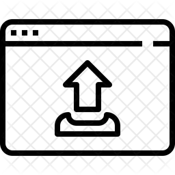 Upload tobrowser  Icon