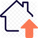 Upload Up House  Icon