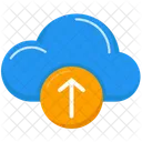 Upload Data Cloud Computing Icon