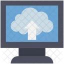 Cloud Computing Uploading Icon