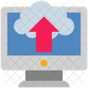 Cloud Computing Uploading Icon