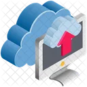 Cloud Computing Uploading Icon