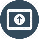 Arrow Up Transfer Data Transmit Icon