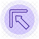 Upper Left Corner Color Circle Icon Icon