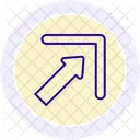 Upper Right Corner Color Circle Icon Icon