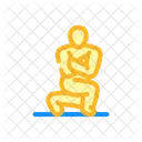 Upright Rows Fitness Icon